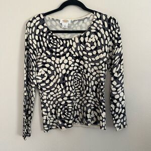 Talbots Silk Blouse Top